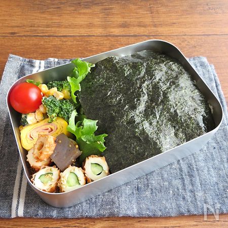 お弁当のごはんに 海苔弁ごはん By 佐藤 加奈子 Kaana57 レシピサイト Nadia ナディア プロの料理家のおいしいレシピ
