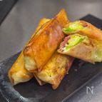 巻くだけ簡単🌽ヤングコーンの春巻き
