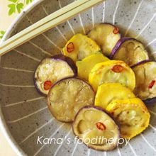 なすとズッキーニの焼き南蛮漬け(夏の養生常備菜)