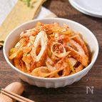 爆速３分おかず【ちくわとねぎのラー油和え】