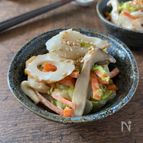 白菜の消費に！【ちくわと白菜のオイマヨ和え】