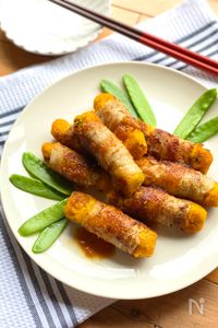 焼肉のたれで簡単＊豚巻きかぼちゃ
