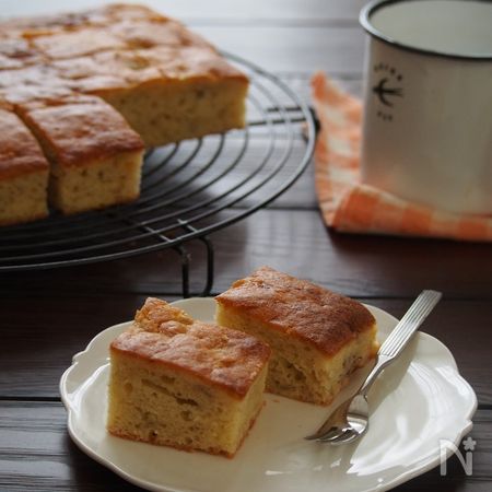 バター不使用 混ぜて焼くだけ ふわふわバナナケーキ By 河埜 玲子 レシピサイト Nadia ナディア プロの料理家のおいしいレシピ