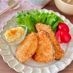 簡単タルタルソースで♩鮭の塩麹フライ