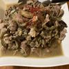 きじとらの作ってみた!投稿(豚こまとなすと舞茸のにんにく生姜旨味噌マヨ炒め)