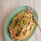 混ぜるだけ！塩昆布とツナのパスタ