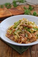 ＊キャベツと豚バラのさっぱり旨味噌炒め＊