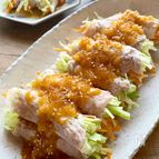 レンジで簡単！キャベツとにんじんの肉巻き蒸し