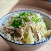 春キャベツと塩サバの炊き込みごはん【おいしく糖質オフ】