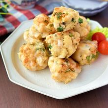 【鶏むね肉と高野豆腐の紫蘇チーズフリット】節約/かさまし