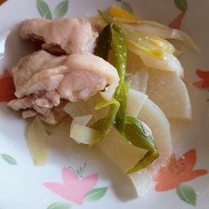 ゆずの作ってみた!投稿(レンジで出来ちゃう！＊大根と鶏肉の旨塩煮＊無水調理)