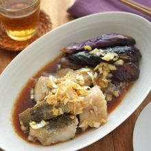 お魚と揚げなすの油淋鶏風・切り身で簡単♪