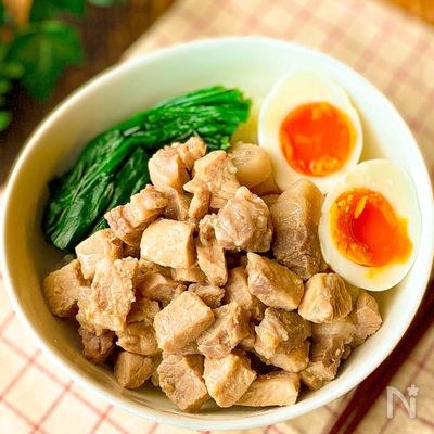 ご飯が止まらない♪【ほったらかしルーロー飯風】