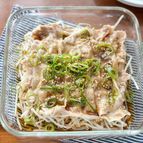 レンチン5分！さっぱり食べれる「豚もやし」