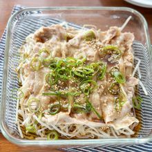 レンチン5分！さっぱり食べれる「豚もやし」