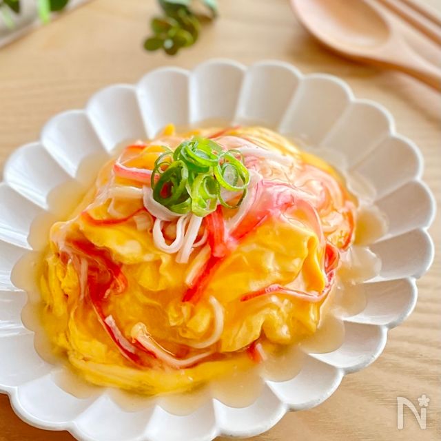 野菜たっぷり♩ふわとろカニ玉 | レシピサイトNadia
