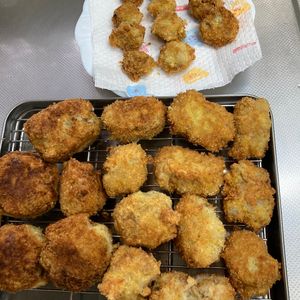 そら・ゆずの作ってみた!投稿(コロッとまん丸！里芋のチーズカレーコロッケ)