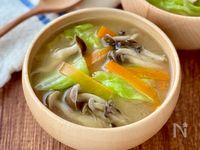 野菜たっぷり♩うま味噌スープ