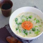 ＊韓国風かぶのお粥の明太乗せ＊