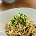 たっぷりしらすと香る大葉の和風パスタ