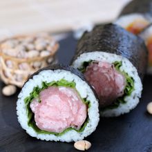 生ハムの恵方巻き【飾り巻き寿司】