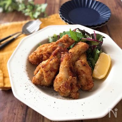 鶏の手羽元のマヨ唐揚げ