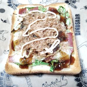 M＊Pの作ってみた!投稿(トースターで楽々！モリモリお好み焼き風トースト)