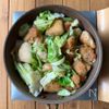ワンパン10分!【鶏むね肉とキャベツの甘辛レモンだれ炒め】の工程3
