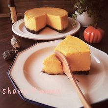 しっとり~♪たっぷりかぼちゃのNYチーズケーキ♪