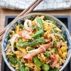 【5分de簡単】絶品副菜♪いんげんとカニカマの胡麻和え♪
