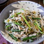 【ささみともやしとネギの高菜和え】ビールがすすむ！