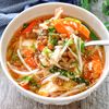 ［キムチ納豆と豆腐のスープ］食べる腸活スープ！火も包丁も不要
