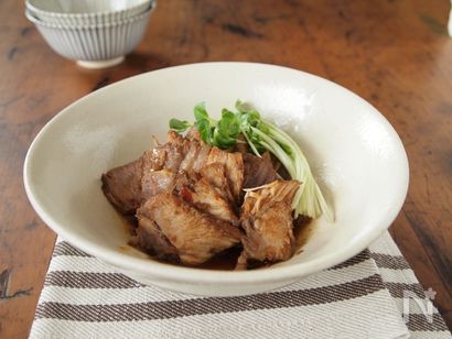 豚ロースの黒酢煮