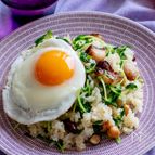 マメマメ大好き♡３ステップで豆苗炒飯