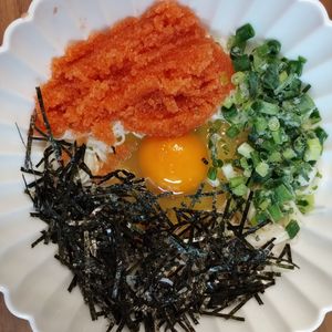 ゆの作ってみた!投稿(【釜玉明太そうめん】そうめんアレンジ)