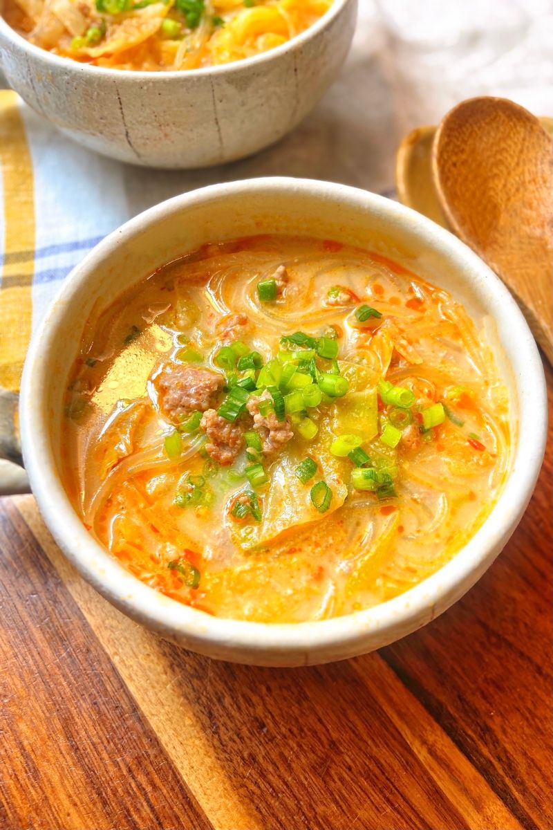 うま辛！ひき肉とキャベツ …