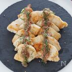 鶏胸肉の梅肉ソースがけ