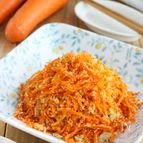 【あともう一品に】にんじんとツナのたらこ炒め
