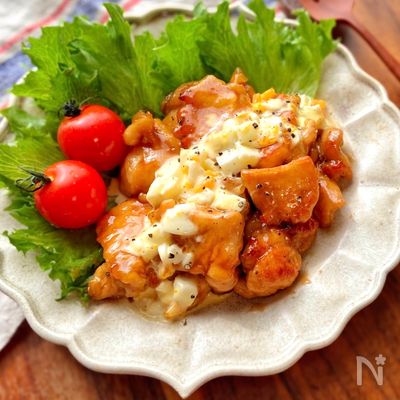 鶏ムネ肉の甘酢照り焼き【チキン南蛮風】