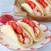 いちごとチーズの米粉オムレット