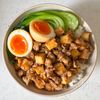 【お手軽食材で！】豚こまと厚揚げのお手軽ルーローハンの工程4