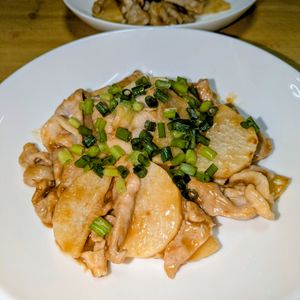 joe sanの作ってみた!投稿(【豚こまと長芋のオイポン炒め】さっぱりご飯も進む味♪)
