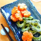 ゴーヤとにんじんのから揚げの作り方