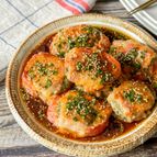 青じそ×チーズの豚巻きトマト