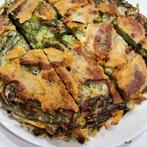 ハムの作ってみた!投稿(『ニラたっぷり！野菜チヂミ』簡単☆カリッと美味！子供も喜ぶ♡)