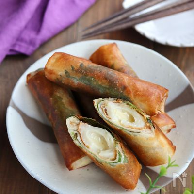 揚げない春巻き*ちくわ春巻き