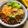 サルサソースがさっぱり美味しい!鶏むね肉のメキシカンピカタの工程4