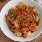 ダイエット中でも食べれる！鶏むね肉と野菜の甘酢炒め