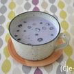 ブルーベリーホットミルク