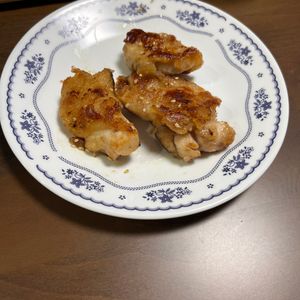 1120414の作ってみた!投稿(揚げずに簡単！梅おかかぽん酢チキン)